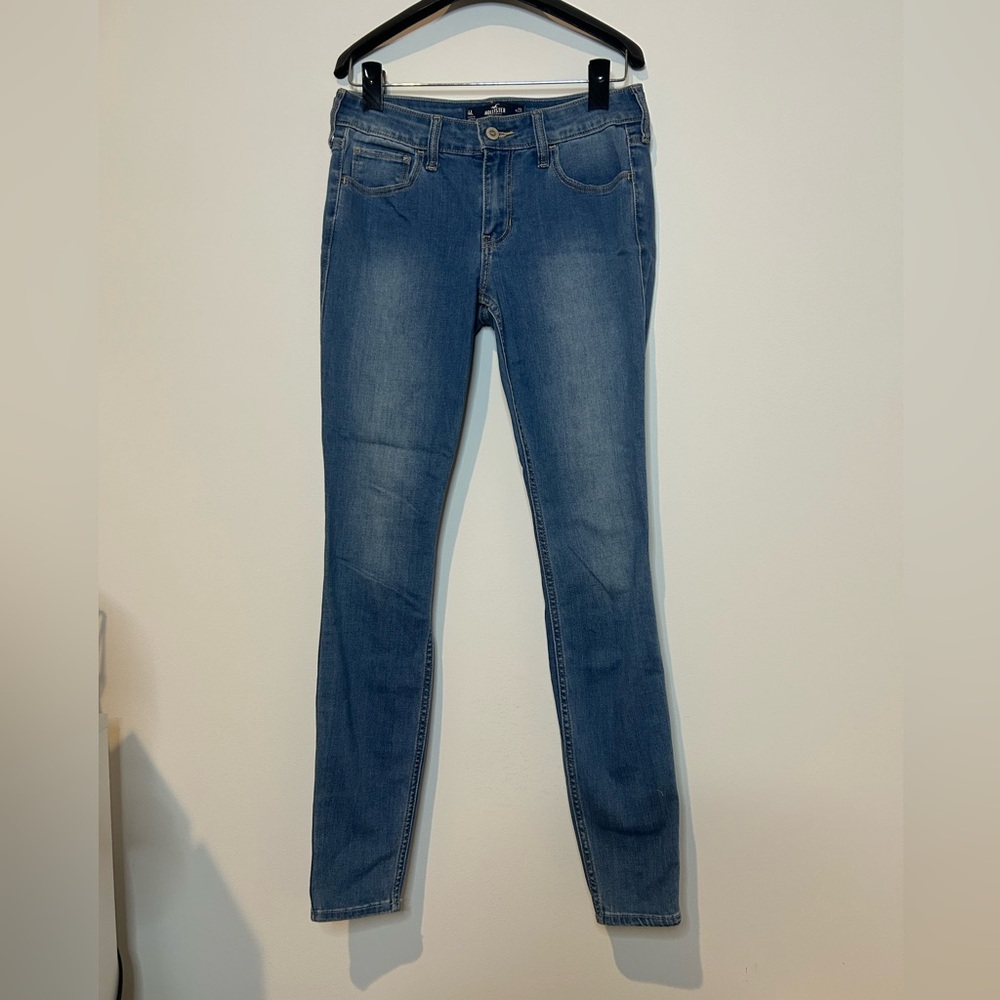 Hollister Women's Skinny Jeans in Blue